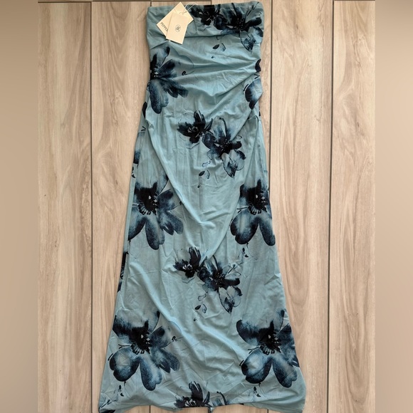 Peppermayo Field Of Dreams Maxi Dress Blue Size 4 NWT IN PACKAGE - Picture 5 of 8